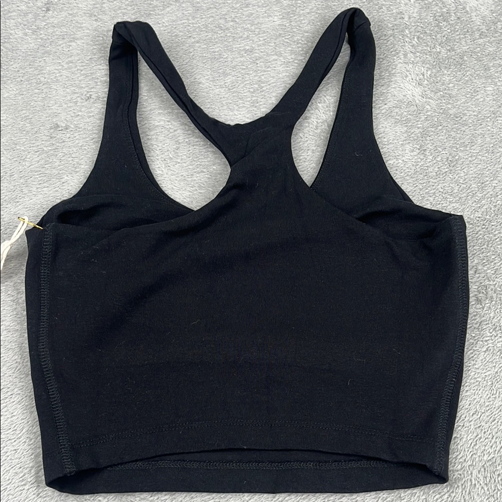 NEW MATE The Label XS Organic Cotton Stretch Black Tank,‎ Midi Cropped Leggings - Picture 12 of 14